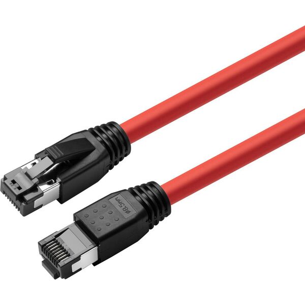 MicroConnect CAT8.1 S/FTP 10m Red LSZH