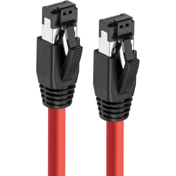 MicroConnect CAT8.1 S/FTP 10m Red LSZH