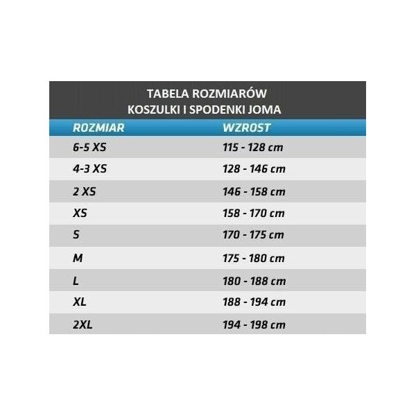 Joma Czarne spodnie dresowe treningowe Joma Brasil 100027.100 XS