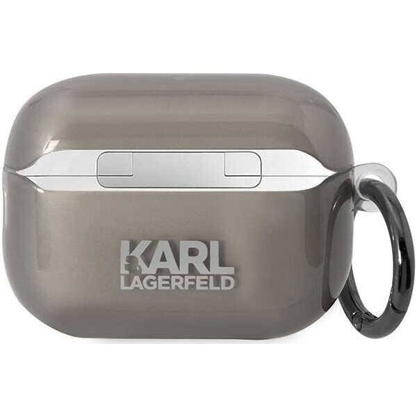 Karl Lagerfeld Etui Karl Lagerfeld KKLAP2HNIKTCK Apple AirPods Pro 2 czarny/black Ikonik Etui Karl Lagerfeld