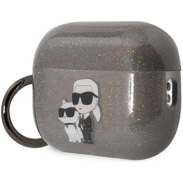 Karl Lagerfeld Etui Karl Lagerfeld KLAP2HNKCTGK Apple AirPods Pro 2 czarny/black Gliter Karl&Choupette