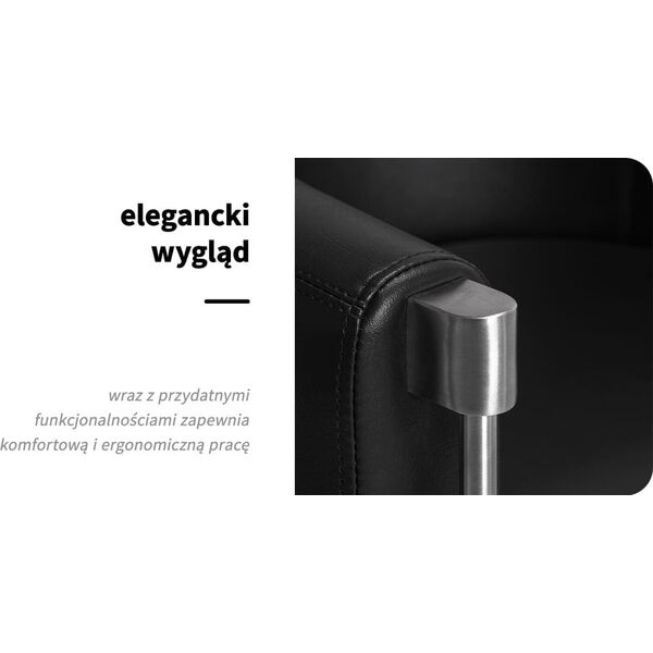Activeshop Gabbiano fotel fryzjerski Burgos czarny