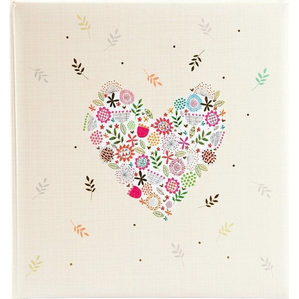 Goldbuch Album GOLDBUCH 08182 Flowers in the Heart 30x31cm 60 pages |white sheets| corner/splits [V]