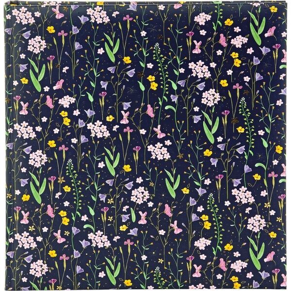 Goldbuch Album GOLDBUCH 27154 Meadow Miracles blue 30x31/60 pages |white sheets|corner/splits|bookbound