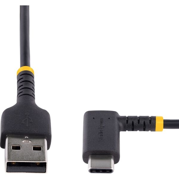 Kabel USB StarTech USB-A - USB-C 0.3 m Czarny (R2ACR-30C-USB-CABLE)