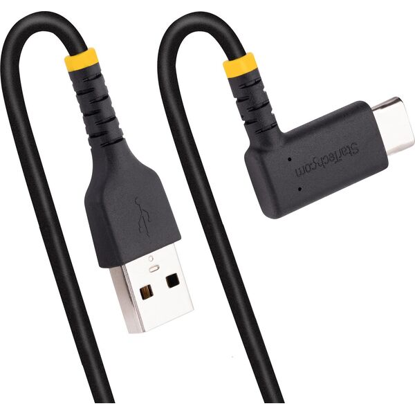 Kabel USB StarTech USB-A - USB-C 0.3 m Czarny (R2ACR-30C-USB-CABLE)