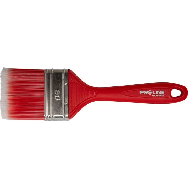 Pro-Line Pędzel płaski standard 80mm,rączka plastik,olej,proline