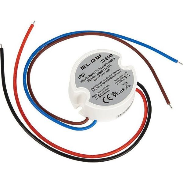 Blow 70-614# Zasilacz impulsowy dopuszkowy12v/2,50a