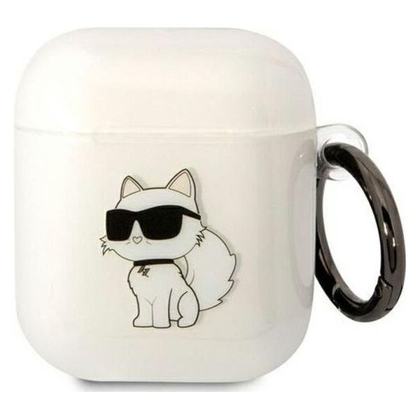 Karl Lagerfeld Karl Lagerfeld KLA2HNCHTCT Airpods 1/2 cover transparent Ikonik Choupette