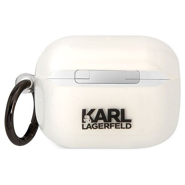 Karl Lagerfeld Karl Lagerfeld KLAPHNIKTCT AirPods Pro cover transparent Karl`s Head