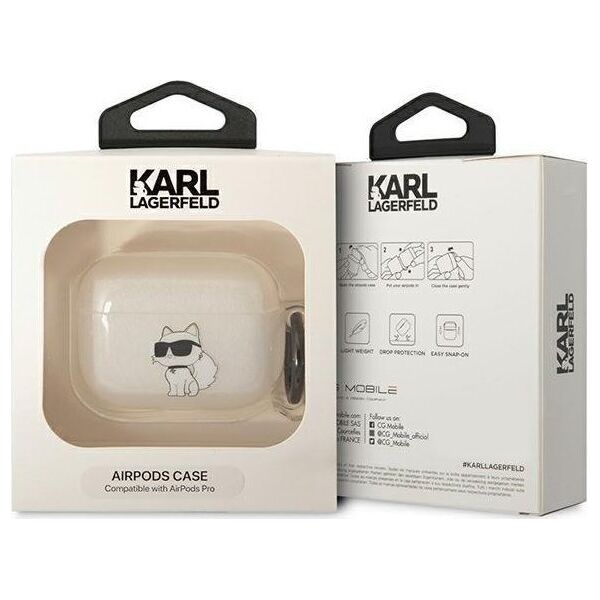 Karl Lagerfeld Etui ochronne Airpods Pro białe