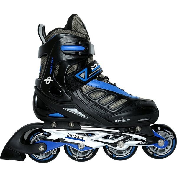 Rolki Outrace Ghost rekreacyjne regulowane czarne r. 43-46