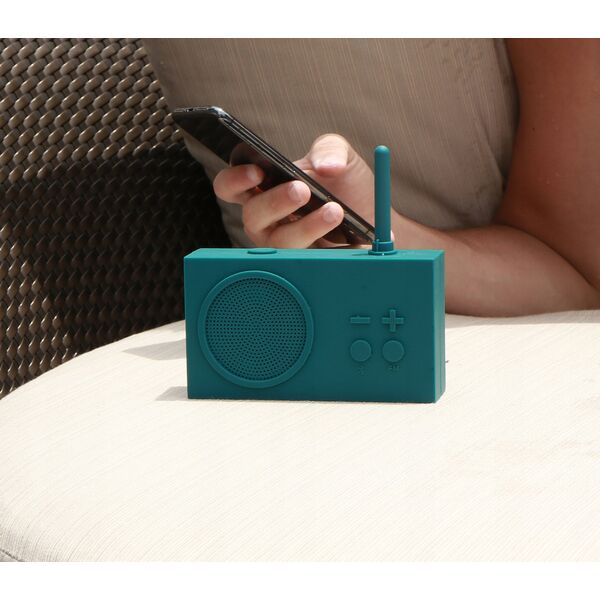 Radio Lexon LEXON FM radio and wireless speaker TYKHO3 Portable, Wireless connection, Duck Blue, Bluetooth