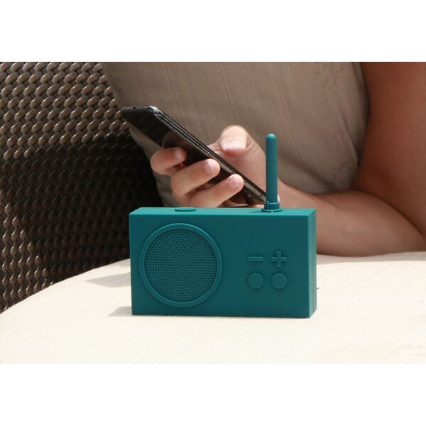 Radio Lexon LEXON FM radio and wireless speaker TYKHO3 Portable, Wireless connection, Duck Blue, Bluetooth