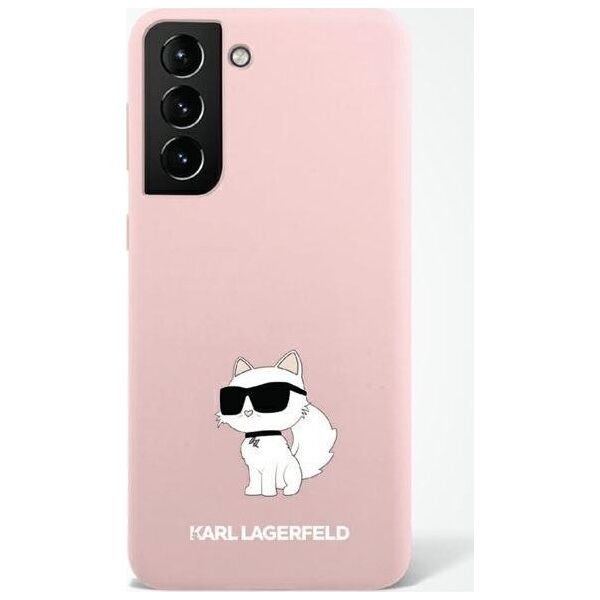 Karl Lagerfeld Etui Karl Lagerfeld KLHCS23LSNCHBCP Samsung Galaxy S23 Ultra hardcase różowy/pink Silicone Choupette