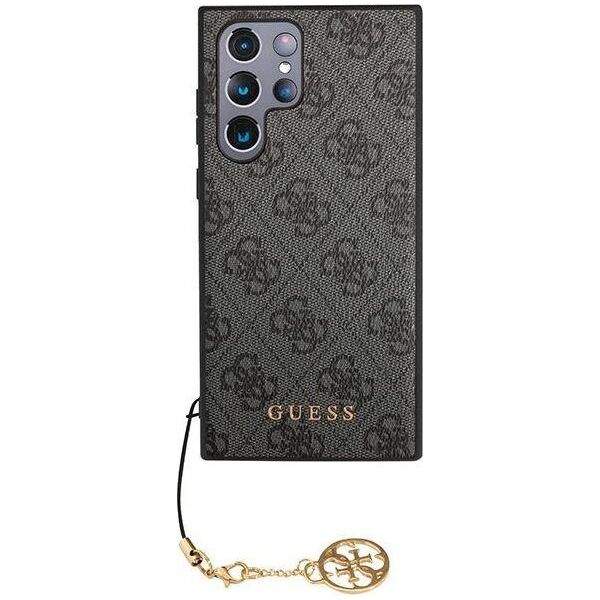 Guess Etui Guess GUHCS23LGF4GGR Samsung Galaxy S23 Ultra szary/grey hardcase 4G Charms Collection