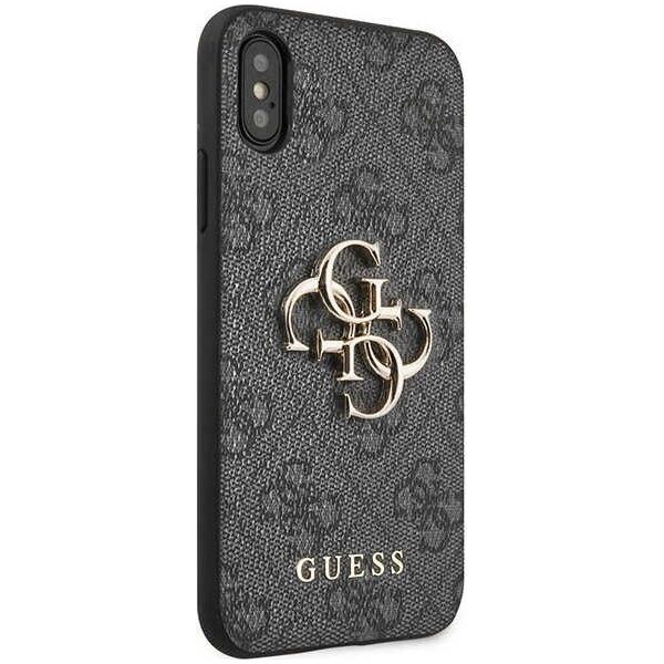 Guess Etui Guess GUHCPX4GMGGR Apple iPhone XS/X szary/grey hardcase 4G Big Metal Logo