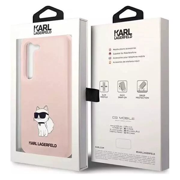 Karl Lagerfeld Etui Karl Lagerfeld KLHCS23SSNCHBCP do Samsung Galaxy S23 S911 hardcase Silicone Choupette