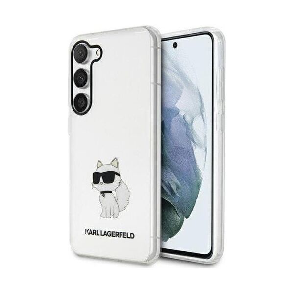 Karl Lagerfeld Etui Karl Lagerfeld KLHCS23MHNCHTCT Samsung Galaxy S23+ Plus transparent hardcase Ikonik Choupette