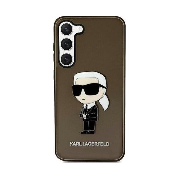 Karl Lagerfeld Etui Karl Lagerfeld KLHCS23MHNIKTCK Samsung Galaxy S23+ Plus czarny/black hardcase Ikonik Etui Karl Lagerfeld