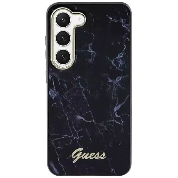 Guess Etui Guess GUHCS23MPCUMAK do Samsung Galaxy S23+ Plus S916 czarny/black hardcase Marble
