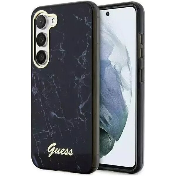 Guess Etui Guess GUHCS23SPCUMAK do Samsung Galaxy S23 S911 czarny/black hardcase Marble