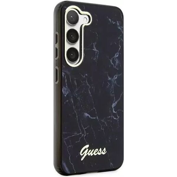 Guess Etui Guess GUHCS23SPCUMAK do Samsung Galaxy S23 S911 czarny/black hardcase Marble