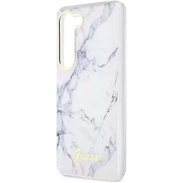 Guess Etui Guess GUHCS23SPCUMAH do Samsung Galaxy S23 S911 biały/white hardcase Marble
