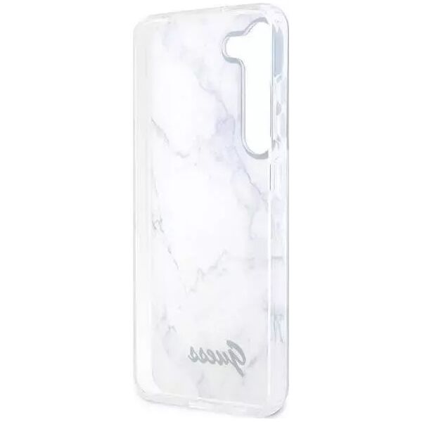 Guess Etui Guess GUHCS23SPCUMAH do Samsung Galaxy S23 S911 biały/white hardcase Marble