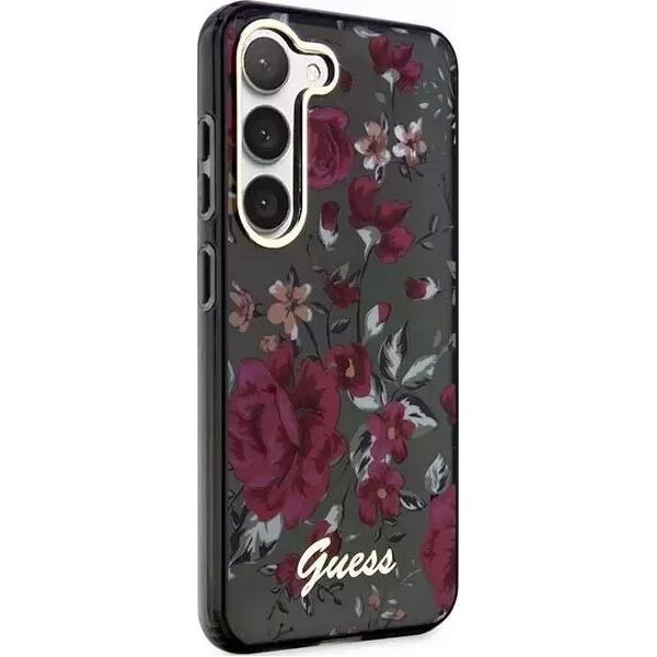 Guess Etui Guess GUHCS23MHCFWSA do Samsung Galaxy S23+ Plus S916 zielony/kaki hardcase Flower Collection