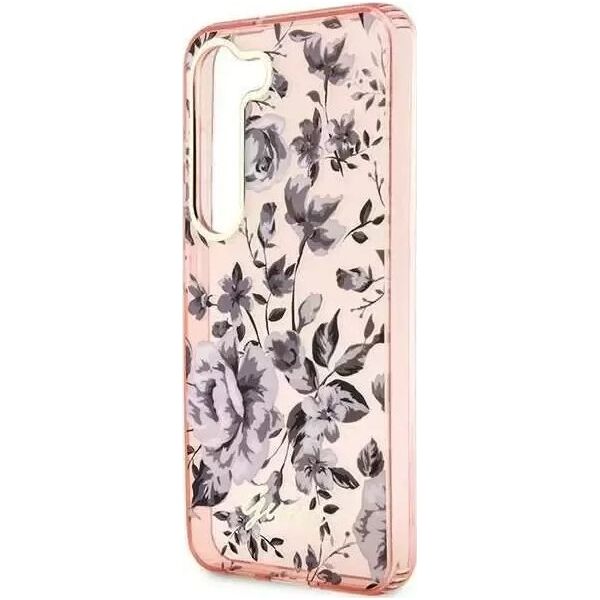 Guess Etui Guess GUHCS23MHCFWSP do Samsung Galaxy S23+ Plus S916 różowy/pink hardcase Flower Collection