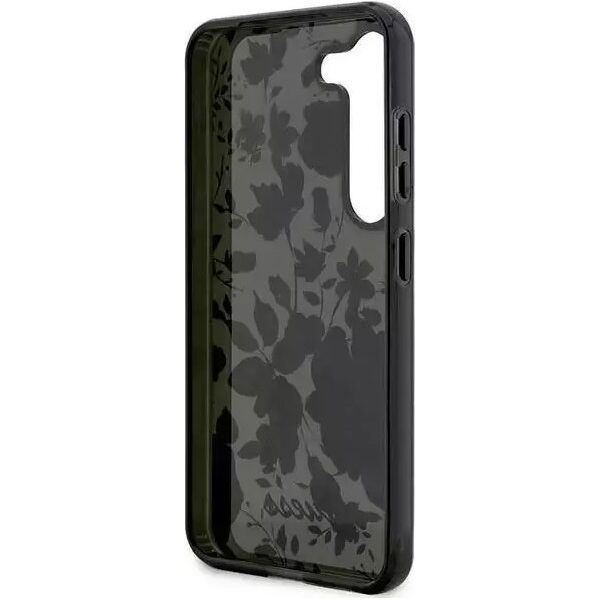 Guess Etui Guess GUHCS23SHCFWSA do Samsung Galaxy S23 zielony/kaki hardcase Flower Collection