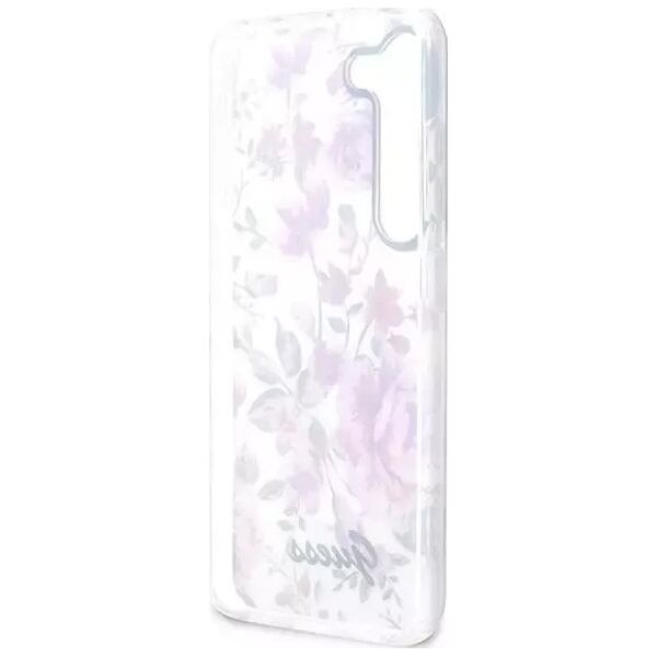 Guess Etui Guess GUHCS23SHCFWST do Samsung Galaxy S23 S911 biały/white hardcase Flower Collection