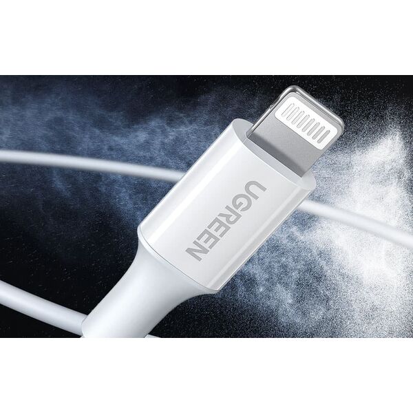 Kabel USB Ugreen USB-A - Lightning 1.5 m Biały (UGR1457)