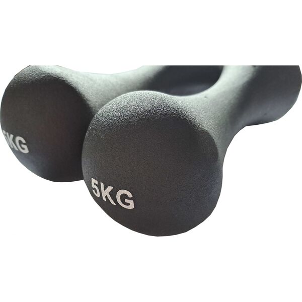 Spartan CIĘŻARKI ŻELIWNE POKRYTE NEOPRENEM 2 X 5 KG