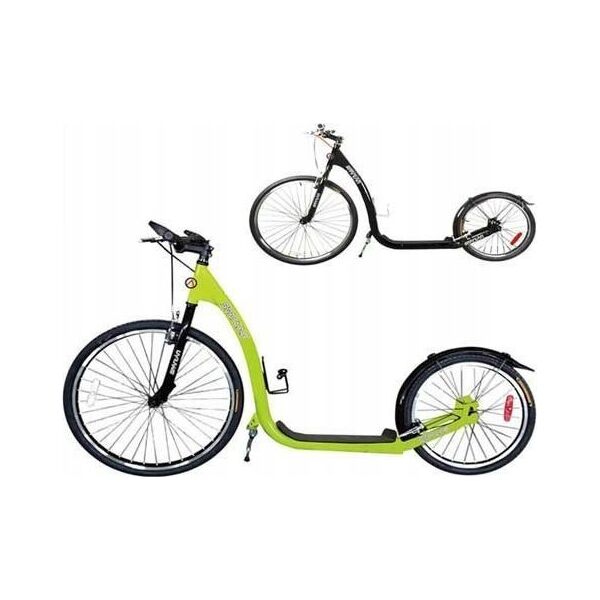 Hulajnoga Hulajnoga Rowerowa Zielona Koła 26/20"