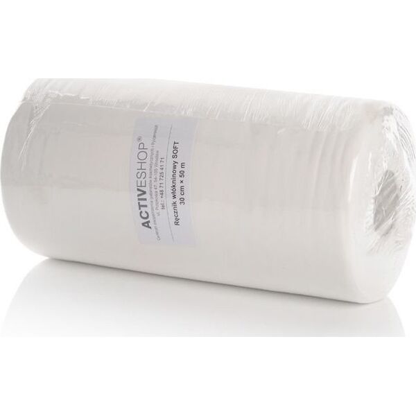 Activeshop Jednorazowe ręczniki włókninowe rolka 30 cm x 50 m