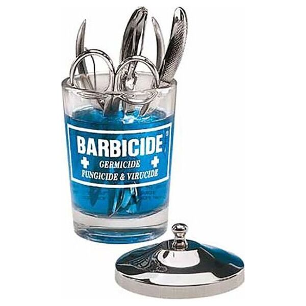 Barbicide pojemnik szklany do dezynfekcji Barbicide 120 ml