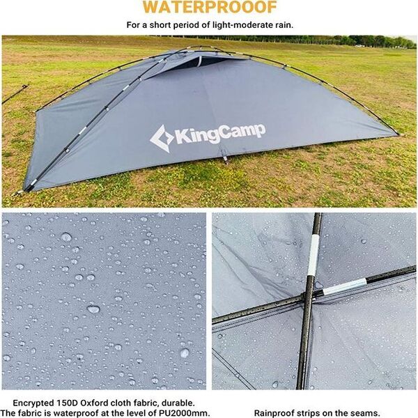 King Camp Namiot Wiata KING CAMP Compass Szary