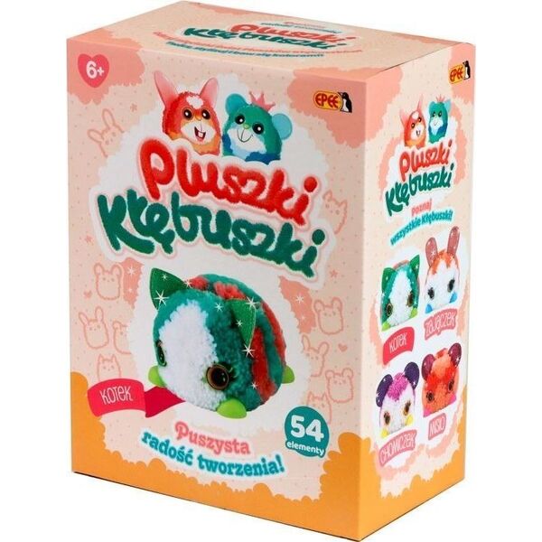 Epee EP Pluszki-Kłębuszki 54 elementów Kotek 8591945093094