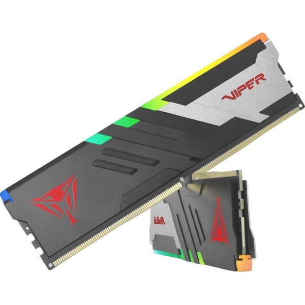 Pamięć Patriot Viper Venom RGB, DDR5, 64 GB, 5600MHz, CL40 (PVVR564G560C40K)