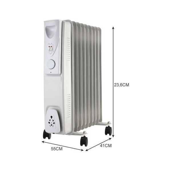 Grzejnik Iso Trade Grzejnik olejowy 2000W Comfort 9 żeberek