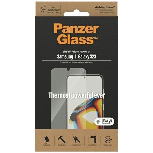 PanzerGlass Panzerglass Szkło hartowane Ultra-Wide FIT Samsung S23 S911