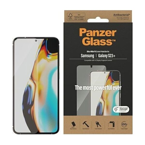 PanzerGlass Panzerglass Szkło hartowane Ultra-Wide FIT Samsung S23 Plus S916