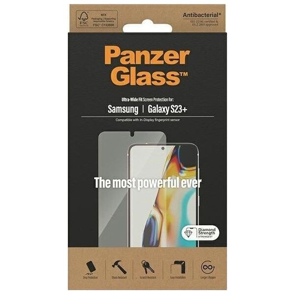 PanzerGlass Panzerglass Szkło hartowane Ultra-Wide FIT Samsung S23 Plus S916