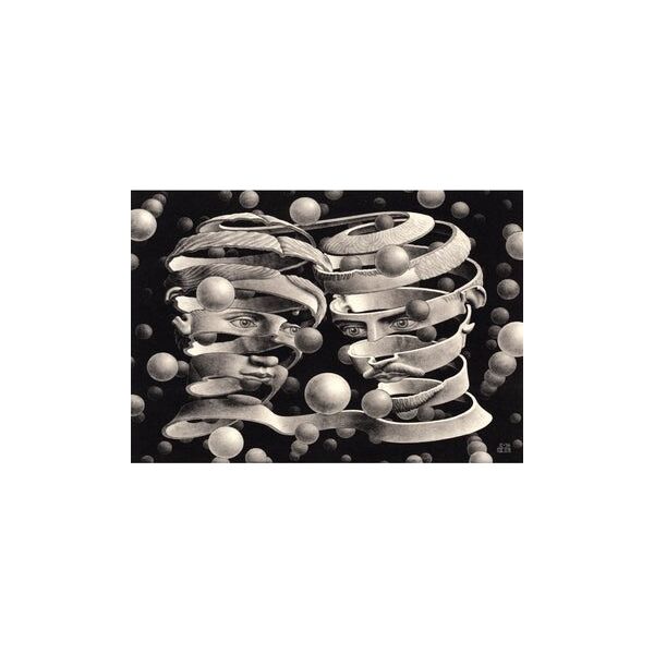 Clementoni CLE puzzle 1000 CompactArtColl MCEscher Bond.39752