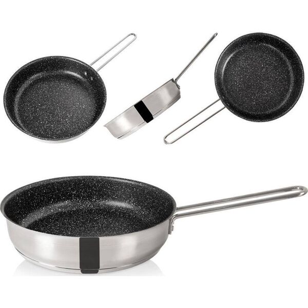 Patelnia Orion Patelnia stalowa z powłoką granitową ANETT Grande 26 cm