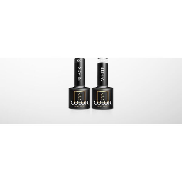 Activeshop OCHO NAILS Lakier hybrydowy black 002 -5 g