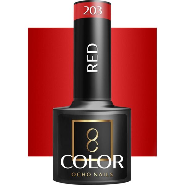 Activeshop OCHO NAILS Lakier hybrydowy red 203 -5 g