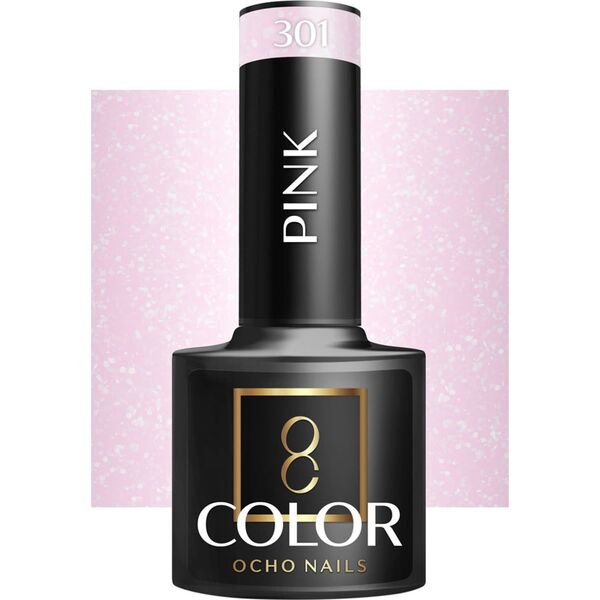 Activeshop OCHO NAILS Lakier hybrydowy pink 301 -5 g